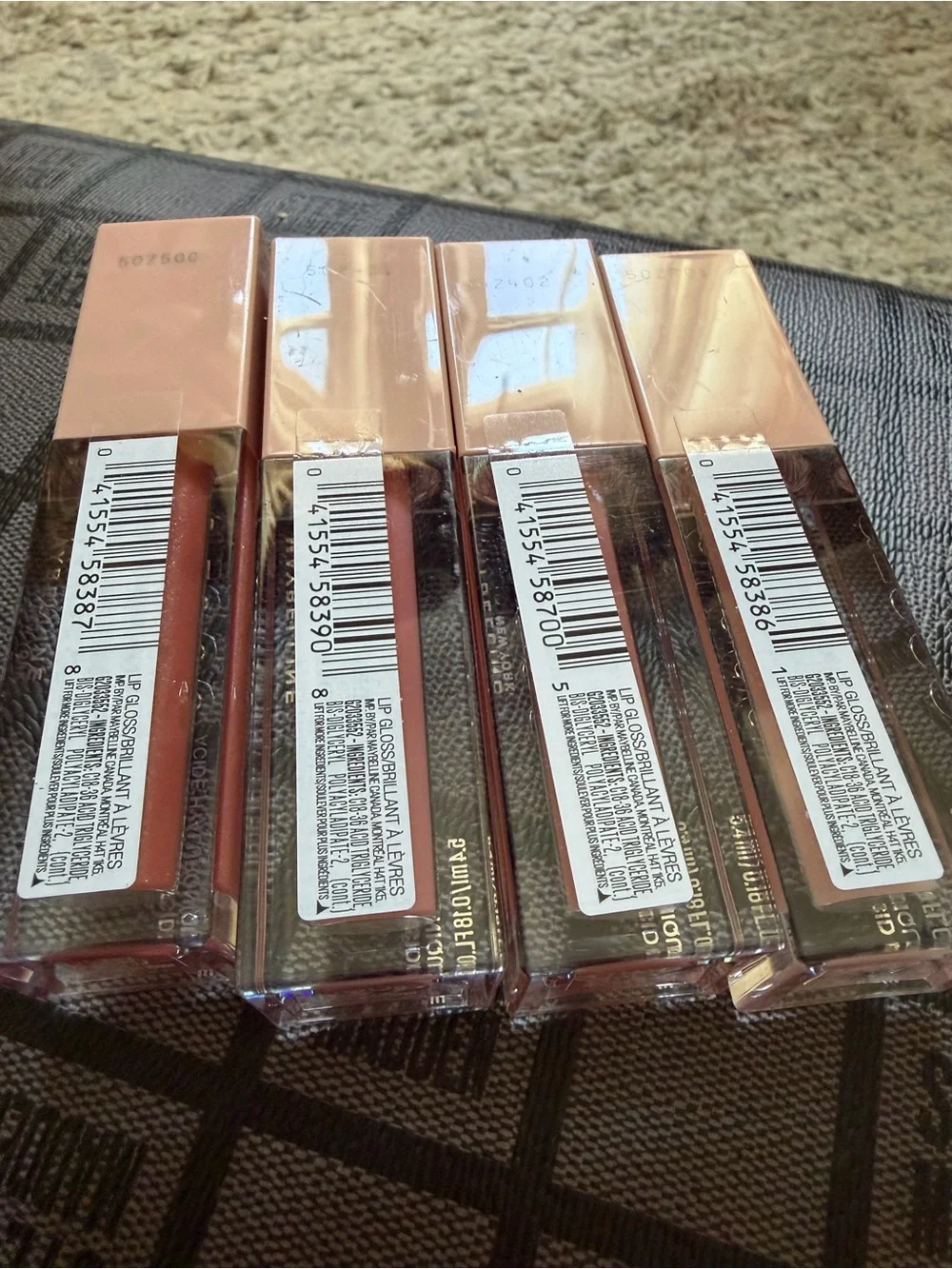 New Maybelline Lifter Gloss Set — Soft Pink & Peach Tones - Picture 3 of 4
